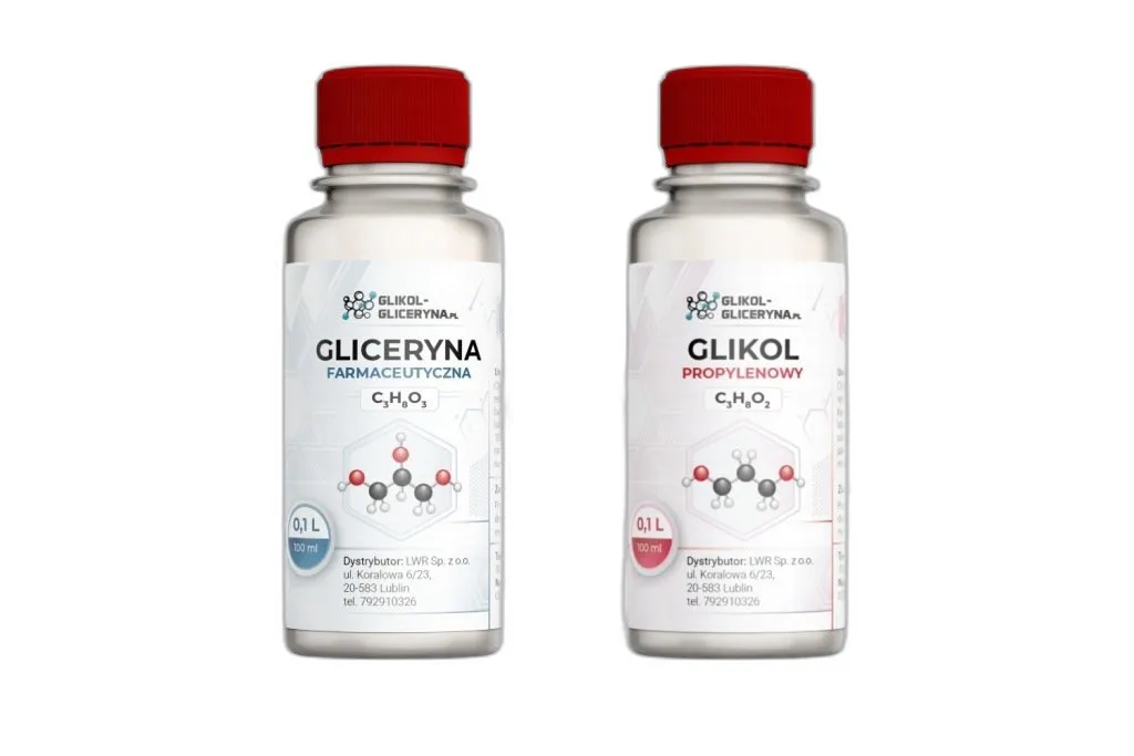 zestaw gliceryny i glikolu propylowego — zdjęcie produktu